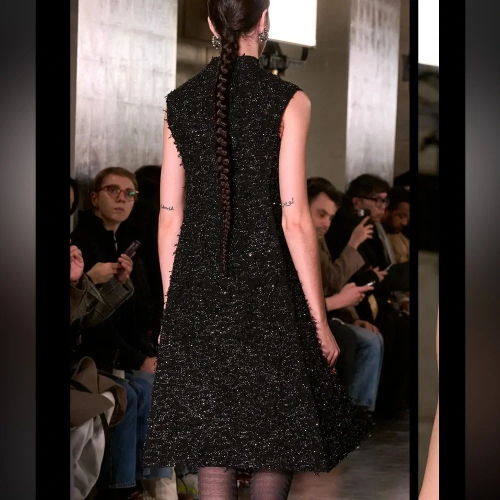 New Tory Burch Sequined Fringe Dress